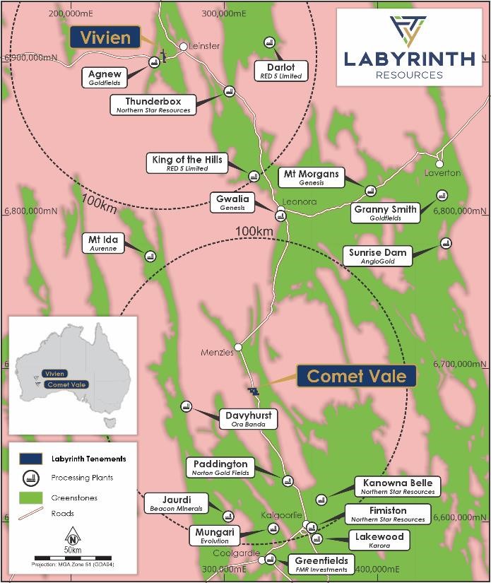 Labyrinth Resources Overview Map